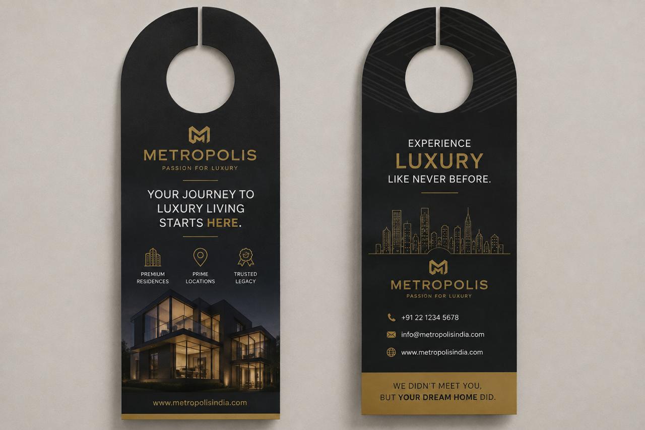 Custom printed danglers and wobblers for point-of-sale promotion